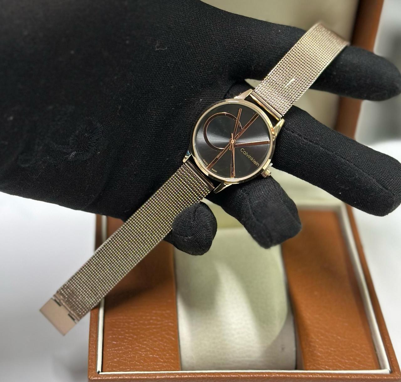 Calvin Klein Quartz Stainless Steel Strap Watch