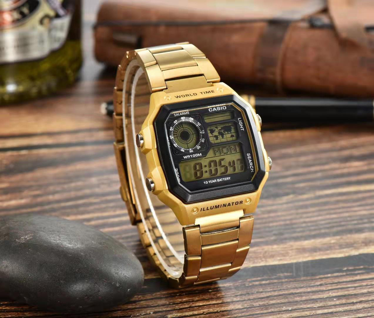 Casio Men’s metal Digital Watch – AE-1200WHD