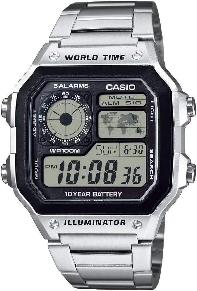 Casio Men’s metal Digital Watch – AE-1200WHD