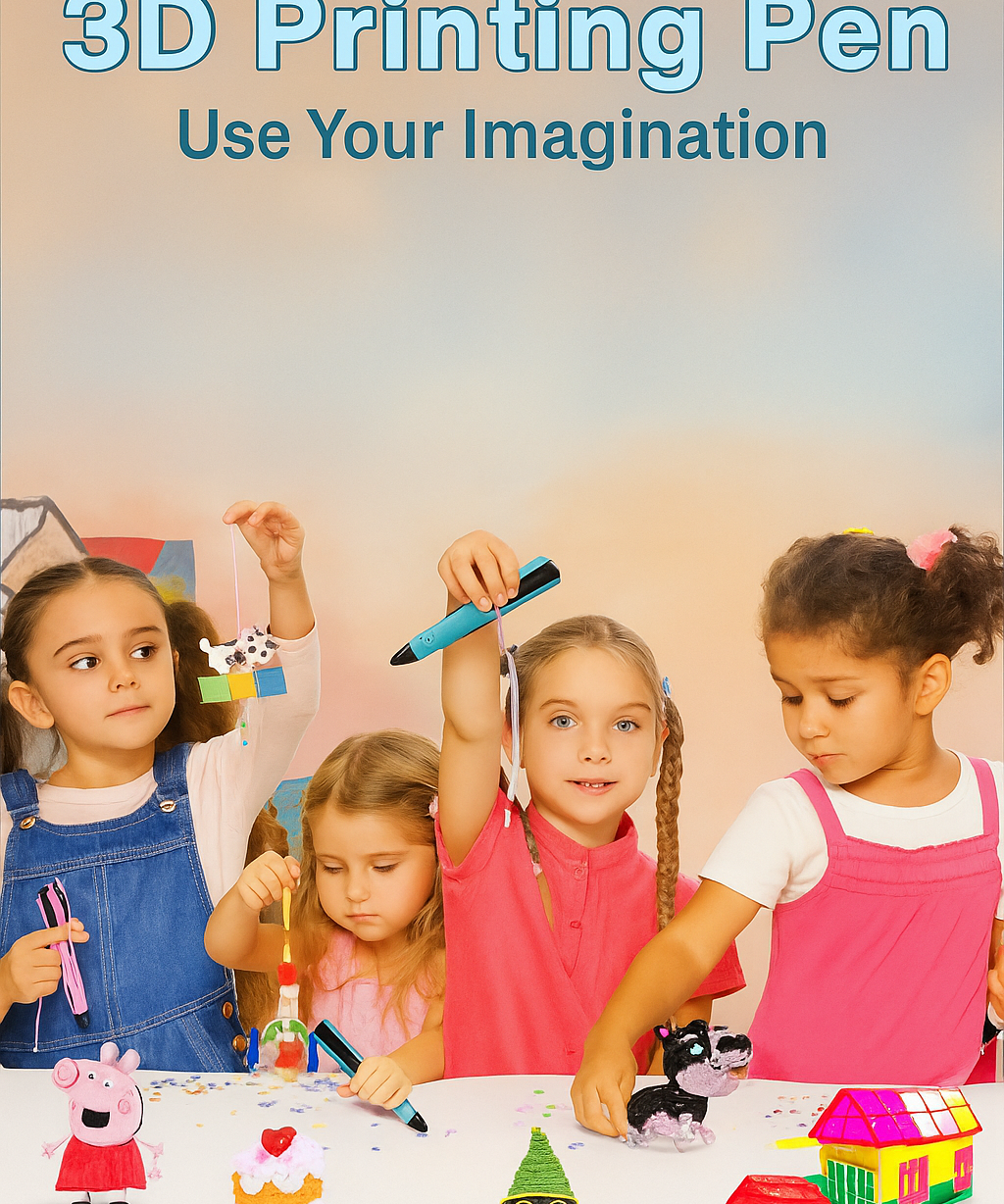 3D Printing Pen for Kids DIY Art Projects Creative Drawing Set