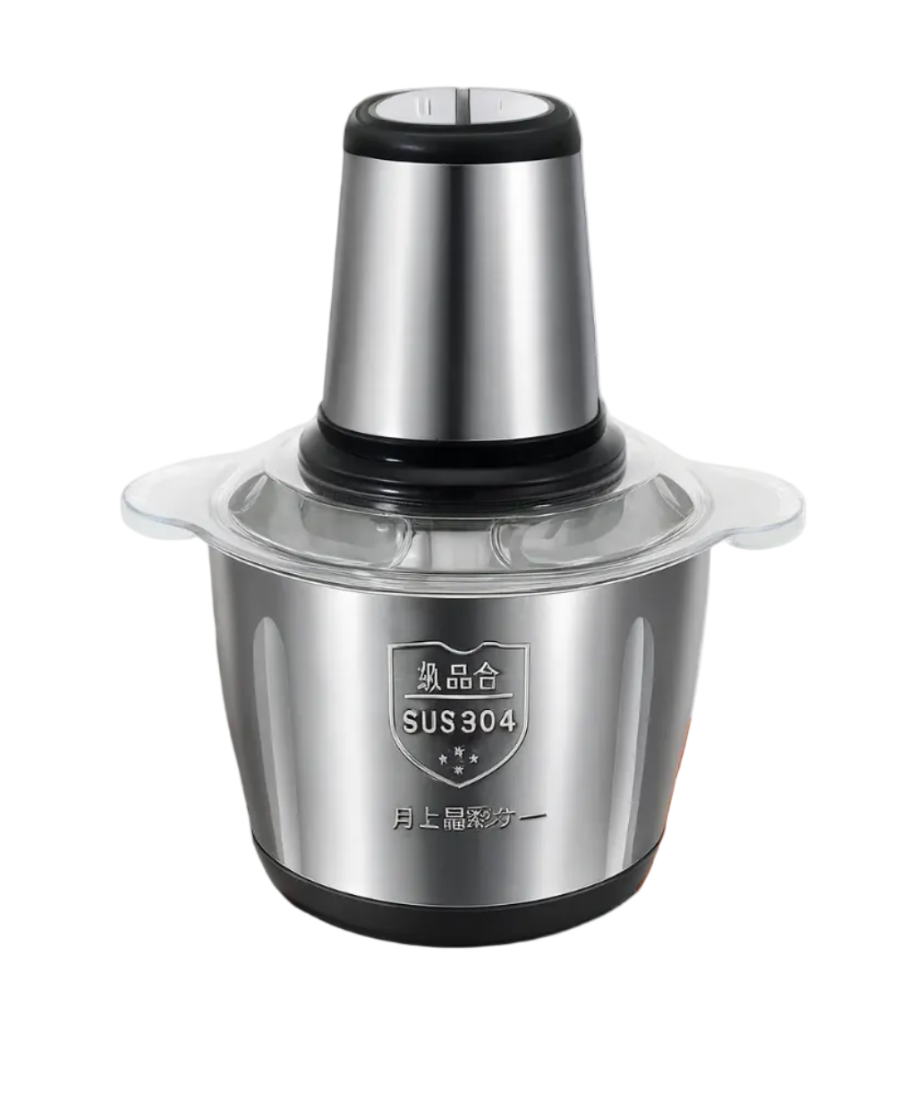 3L Electric Food Chopper Stainless Steel Double Blade Kitchen Grinder