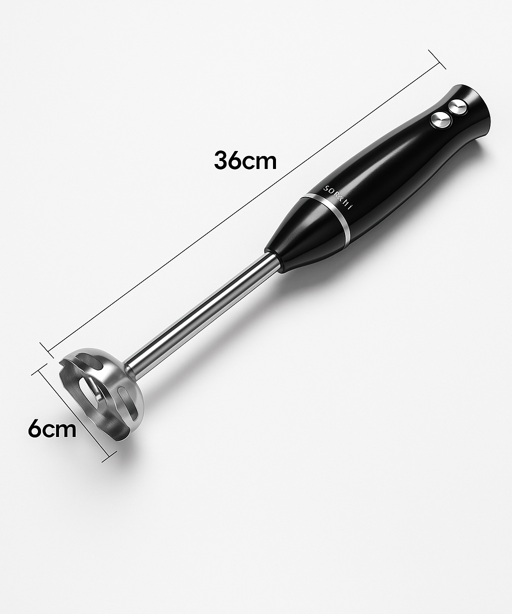 4 in 1 Handheld Blender Set Electric Stick Mixer Whisk Kitchen Appliance