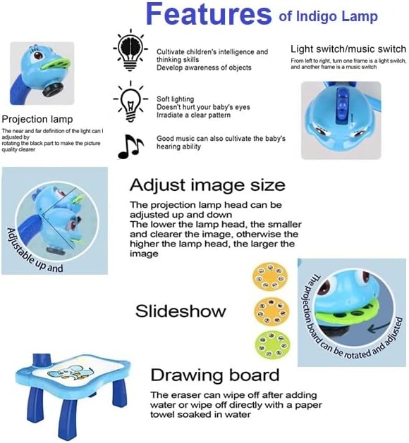 Drawing Projector for Kids with Light & Music