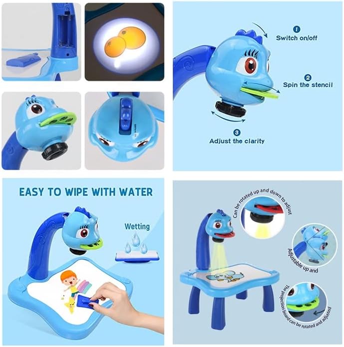 Drawing Projector for Kids with Light & Music