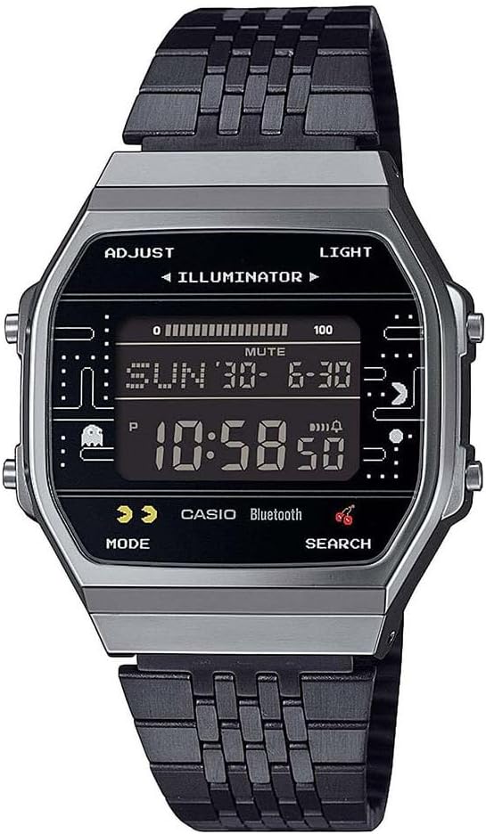 Pac-Man Limited Edition Digital Watch with Steel Bracelet