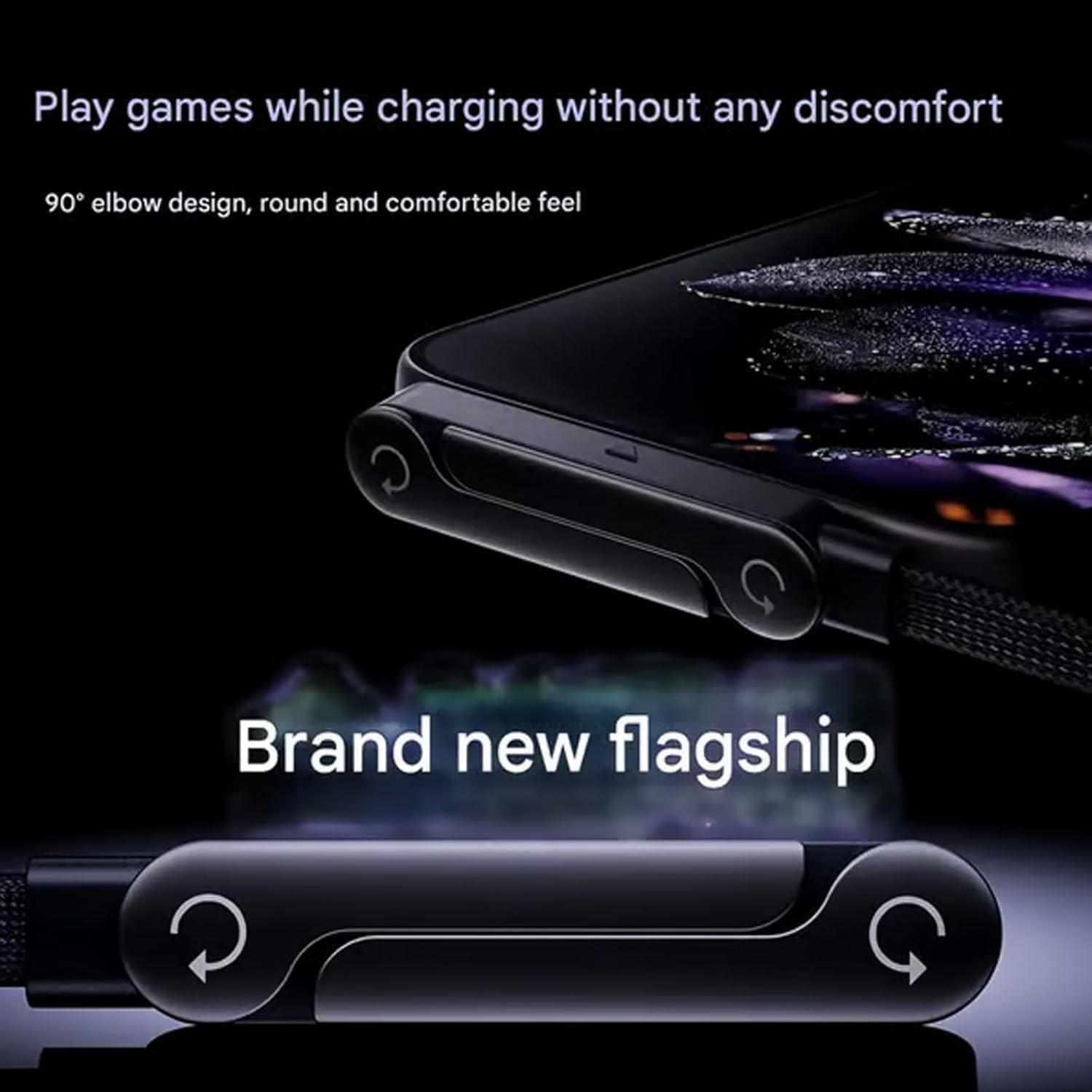 2 in 1 Invisible Stand Charger Cable, 240W Fast Charging Cable