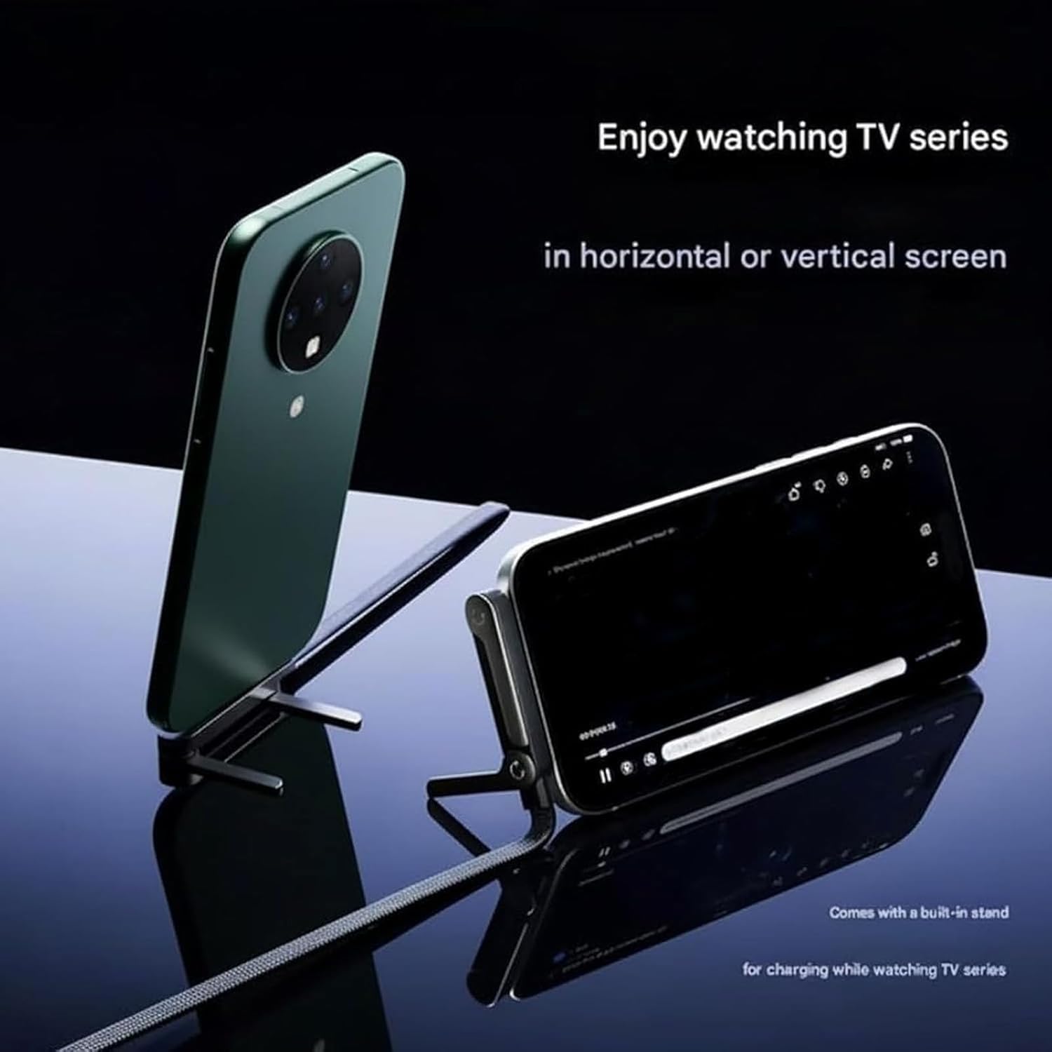 2 in 1 Invisible Stand Charger Cable, 240W Fast Charging Cable