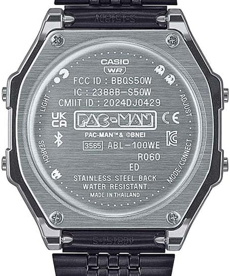 Pac-Man Limited Edition Digital Watch with Steel Bracelet
