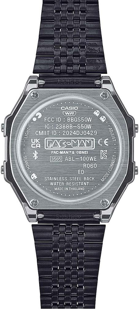 Pac-Man Limited Edition Digital Watch with Steel Bracelet
