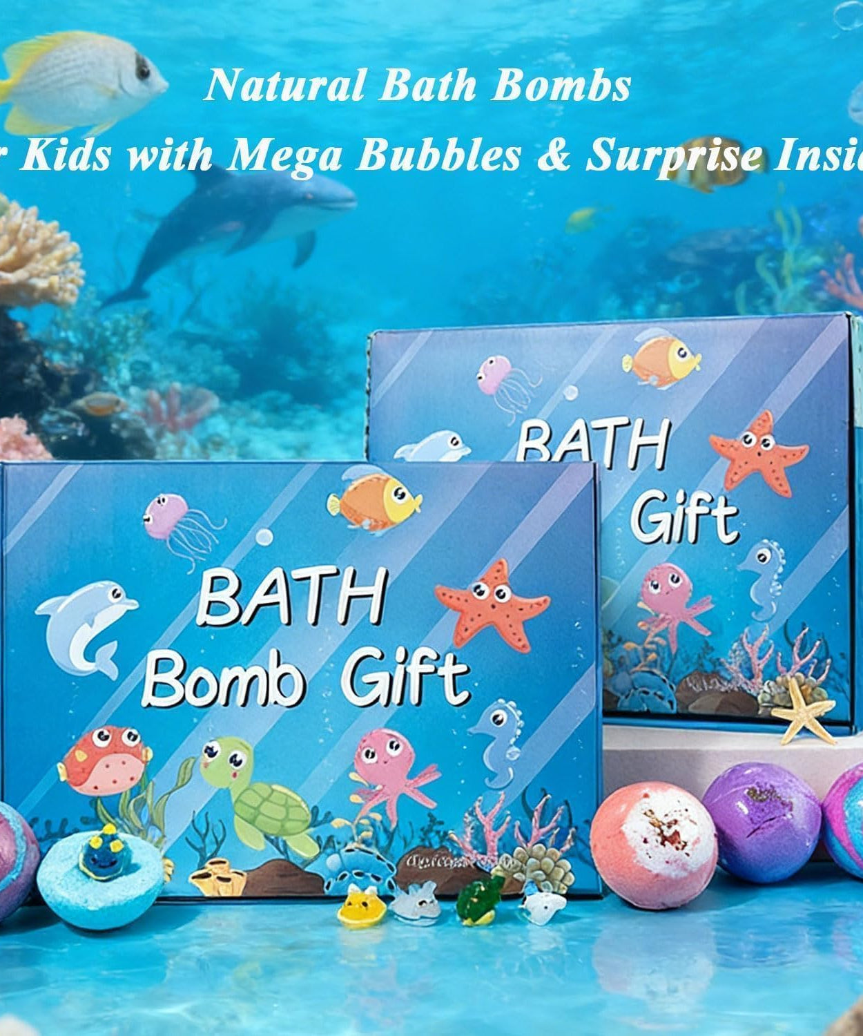 Kids Bath Bombs with Toys Inside