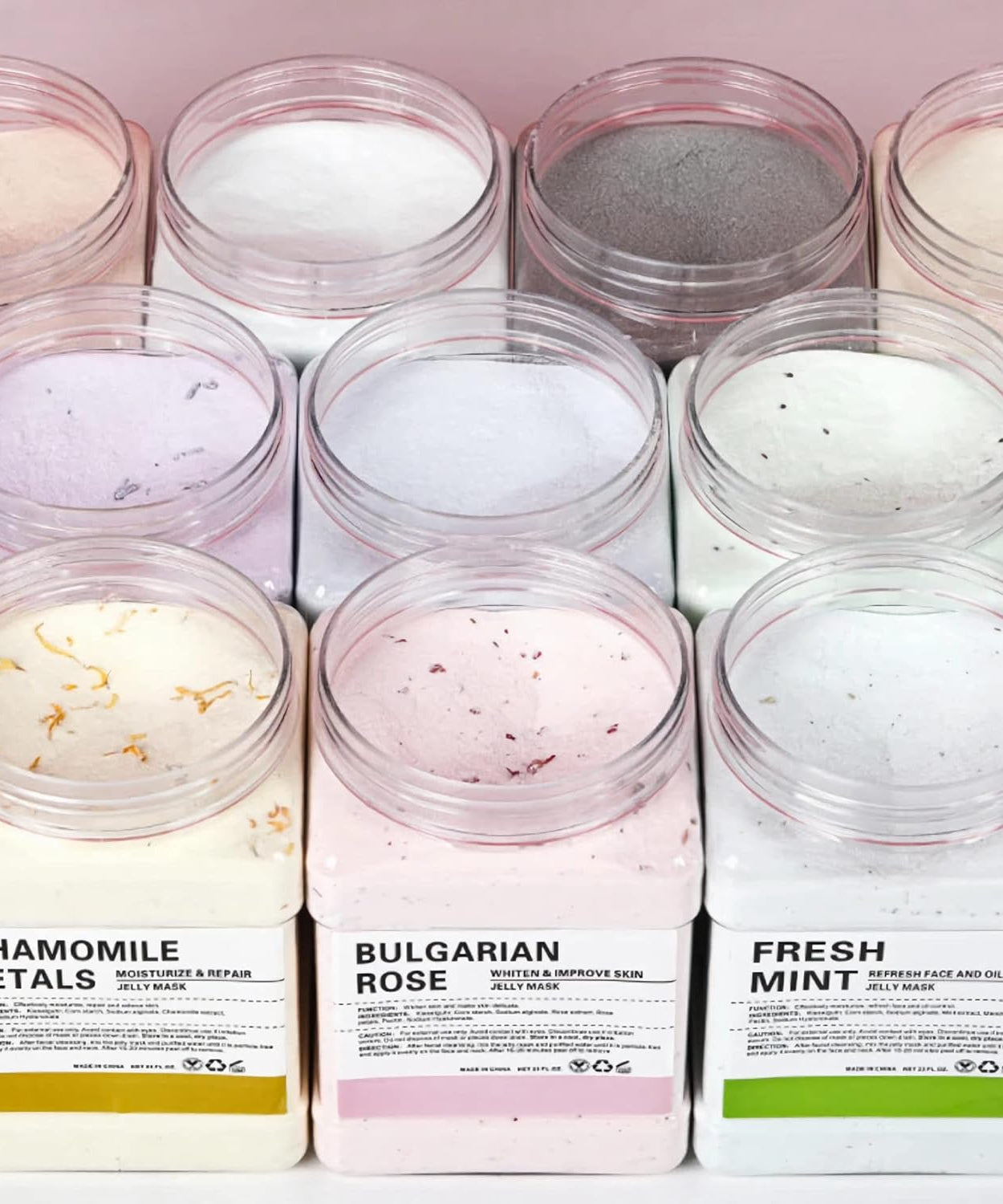 Jelly Mask For Facials Jelly Face Mask Powder With Lip Mask Free Gift