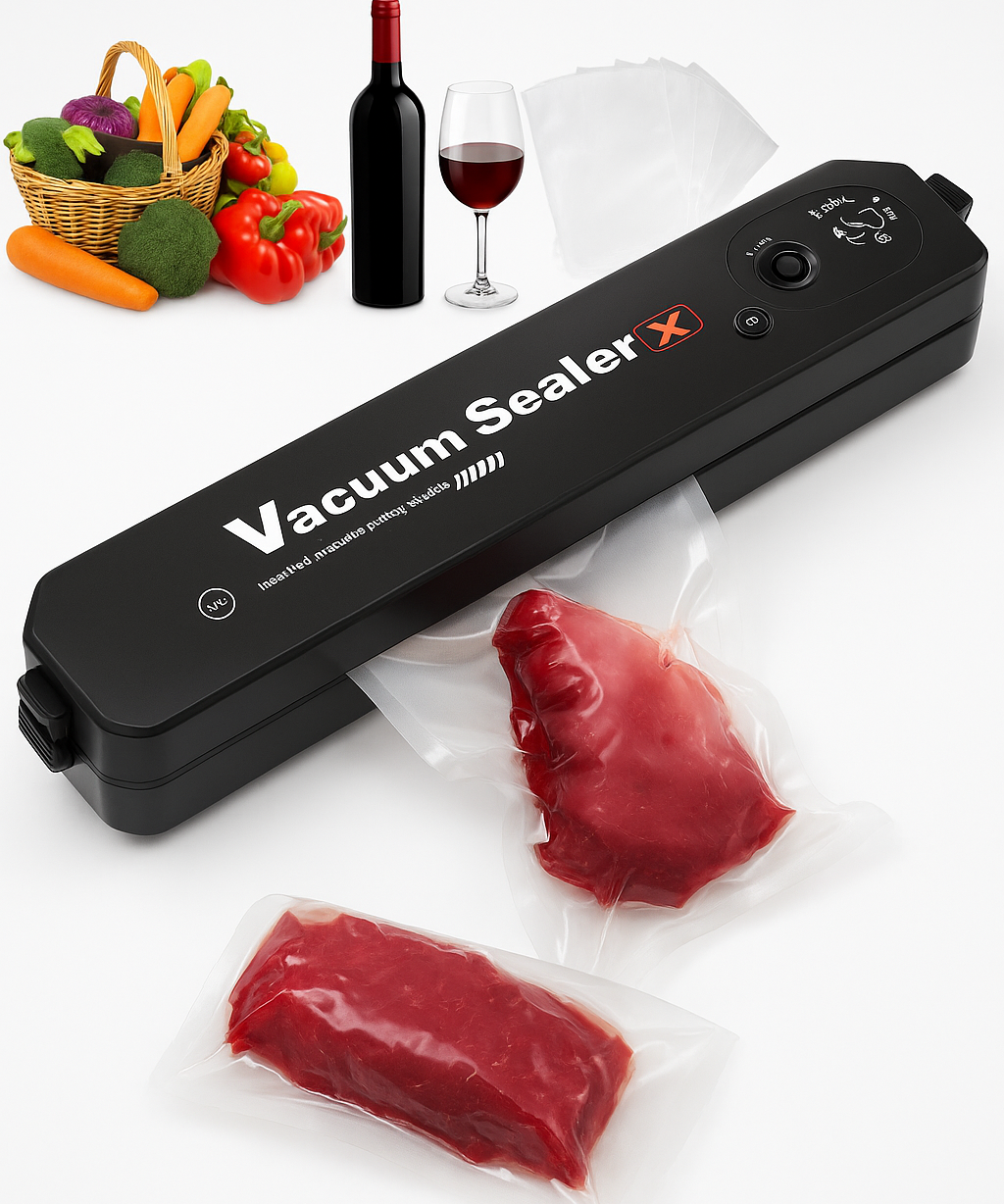 Automatic Vacuum Sealer Machine Food Storage Saver for Home Kitchen