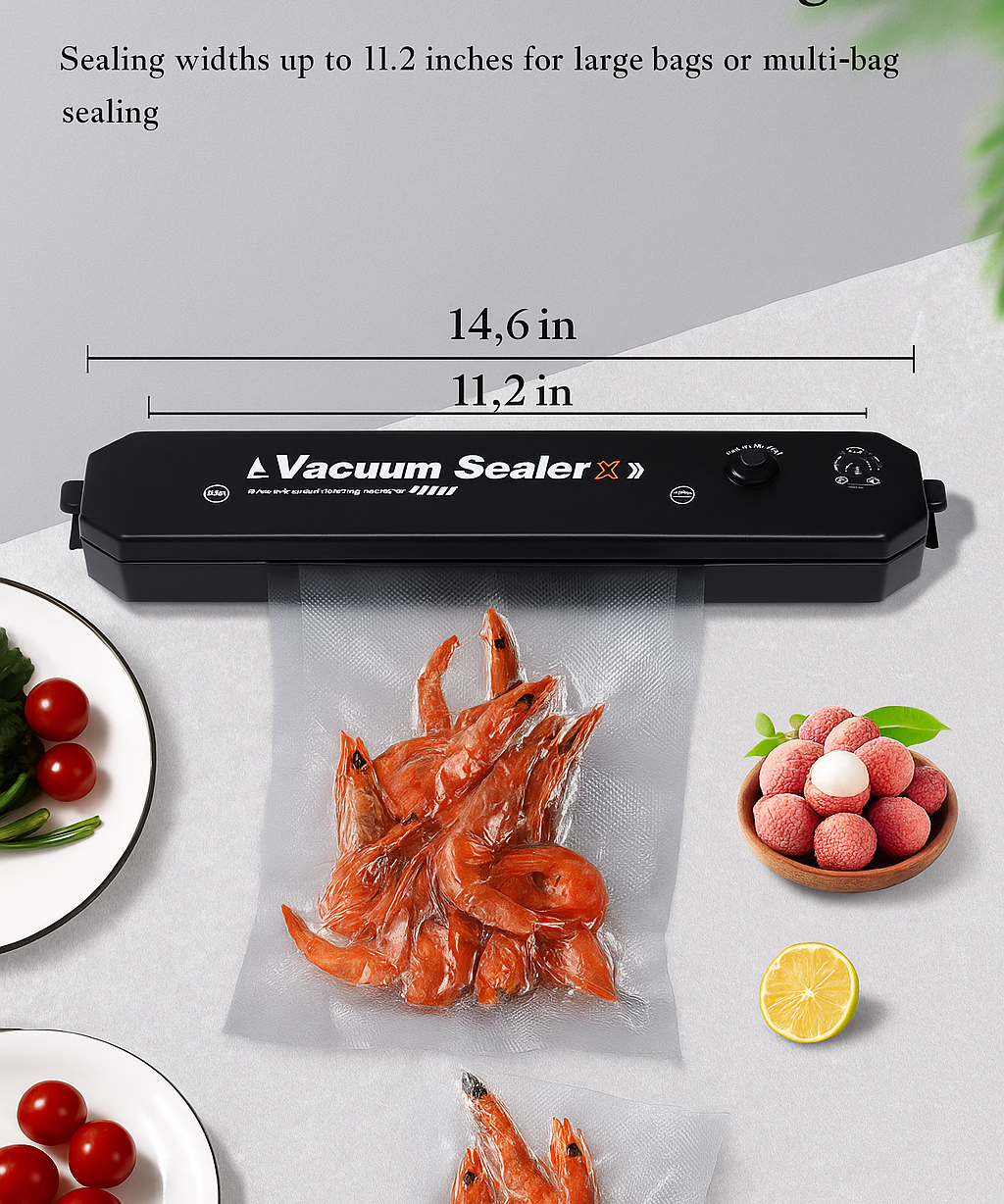 Automatic Vacuum Sealer Machine Food Storage Saver for Home Kitchen