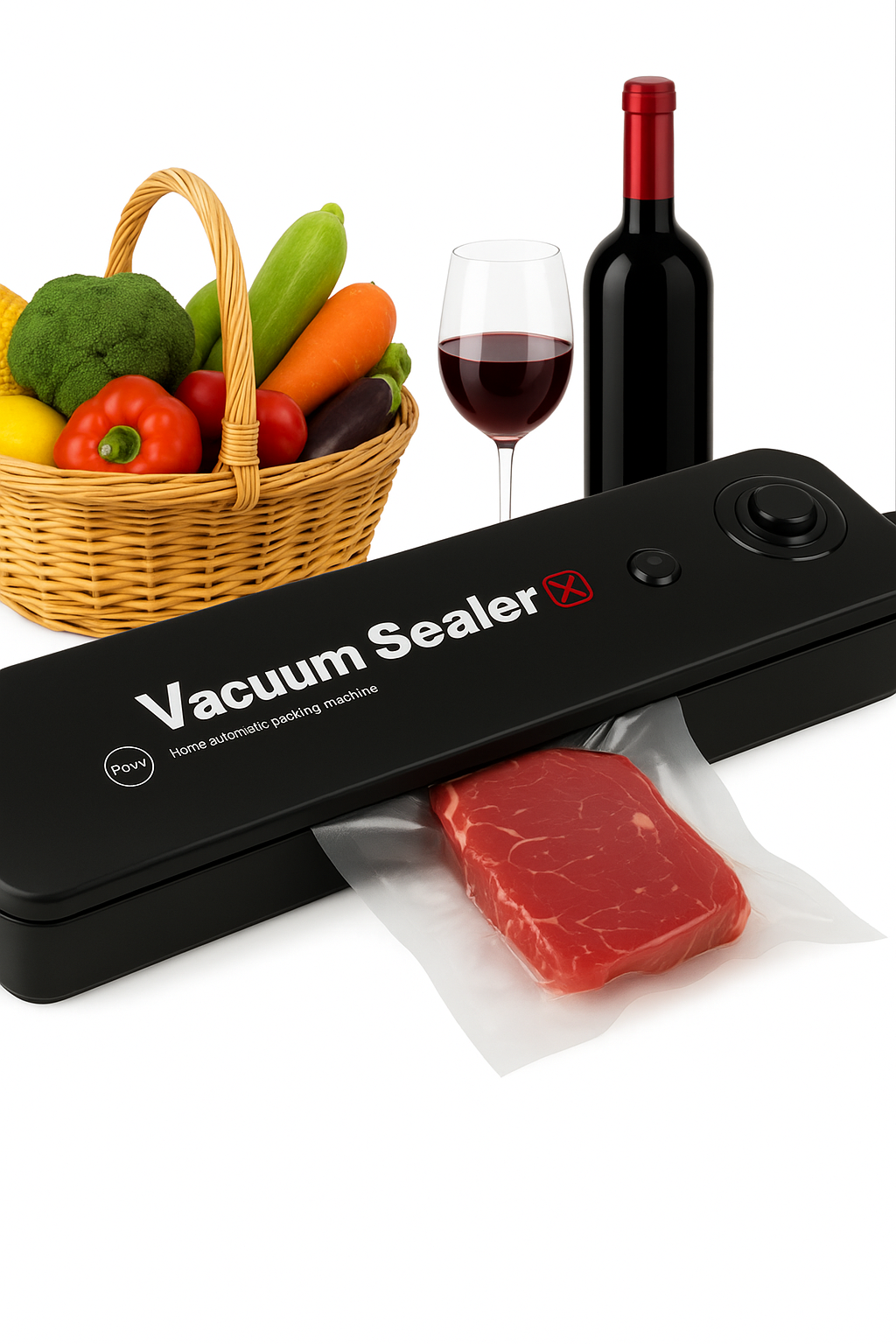 Automatic Vacuum Sealer Machine Food Storage Saver for Home Kitchen