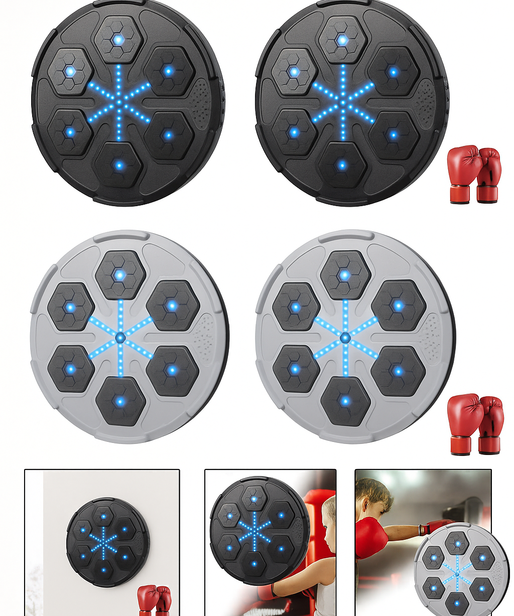 Boxing Punching Machine Arcade Style Reaction Training Game for Home