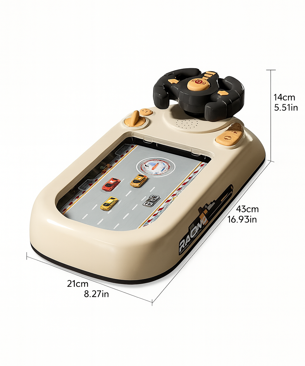 Car Adventure Track Set Interactive Toy with Mini Cars and Fun Obstacles