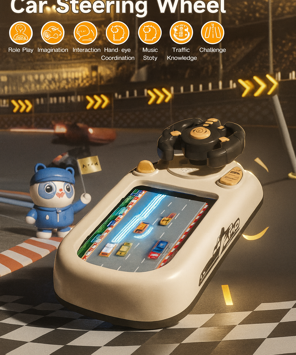 Car Adventure Track Set Interactive Toy with Mini Cars and Fun Obstacles