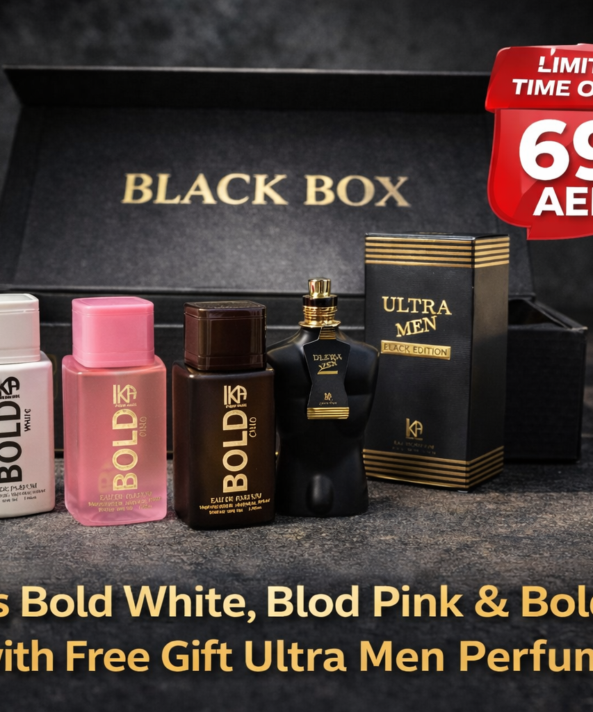 BLACK BOX SPECIAL DEAL Bold Perfumes with Gift Perfume