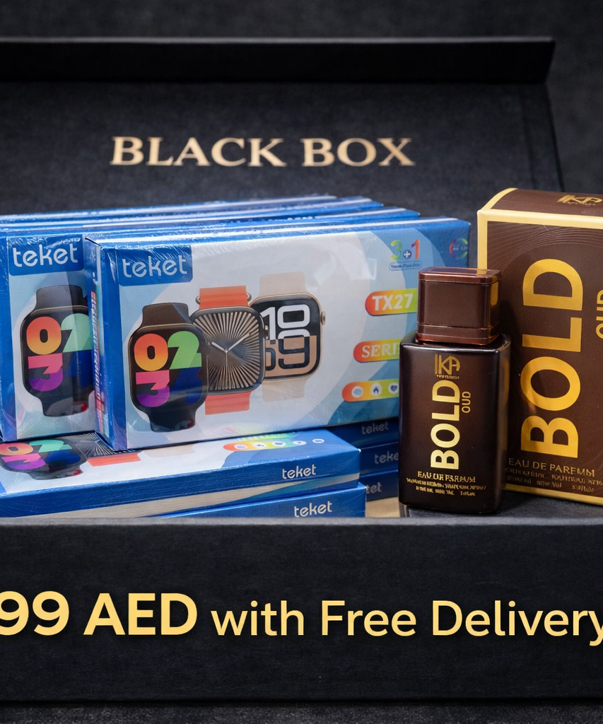 5 Box Smart Watches + 1 Box Bold Oud Perfume