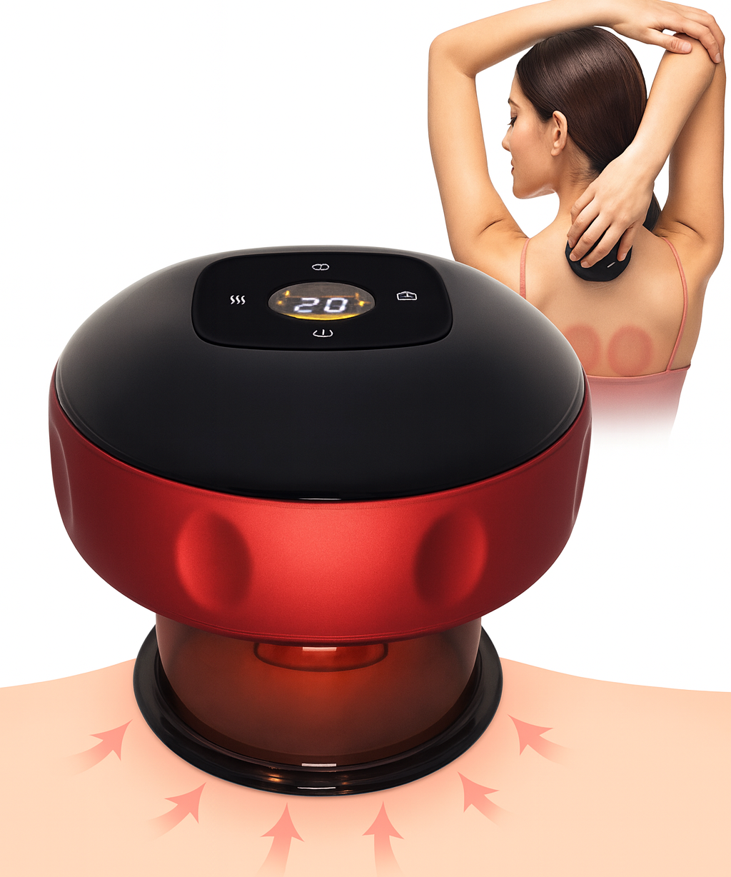 Electric Cupping Therapy Set Smart Vacuum Suction Massager for Pain Relief