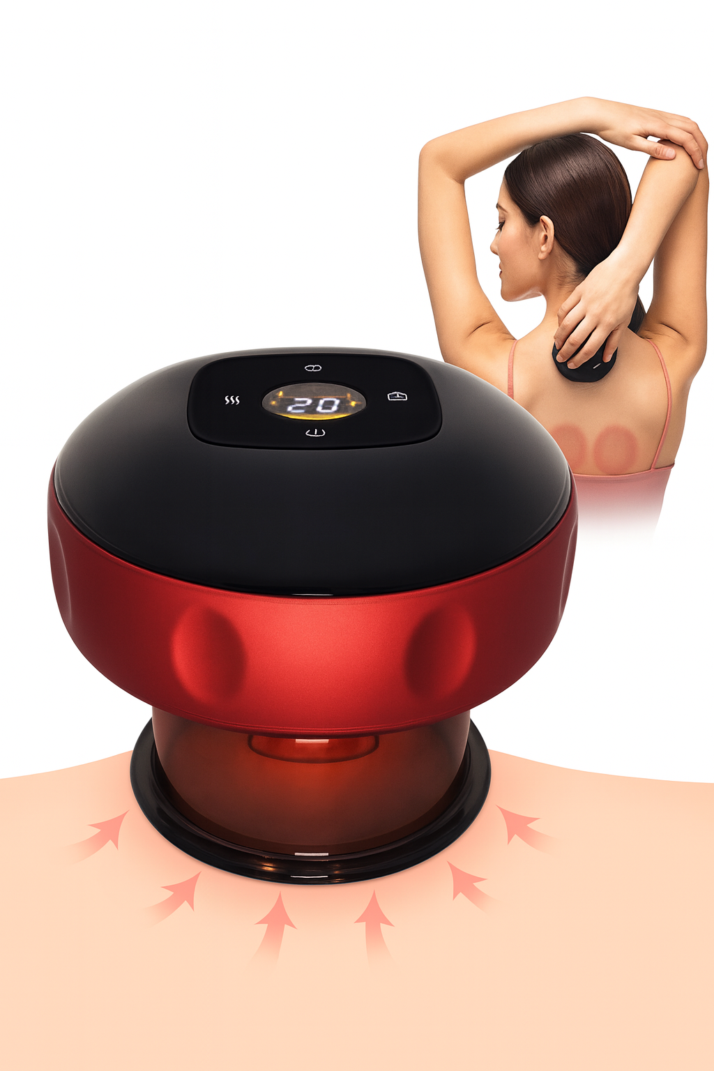Electric Cupping Therapy Set Smart Vacuum Suction Massager for Pain Relief