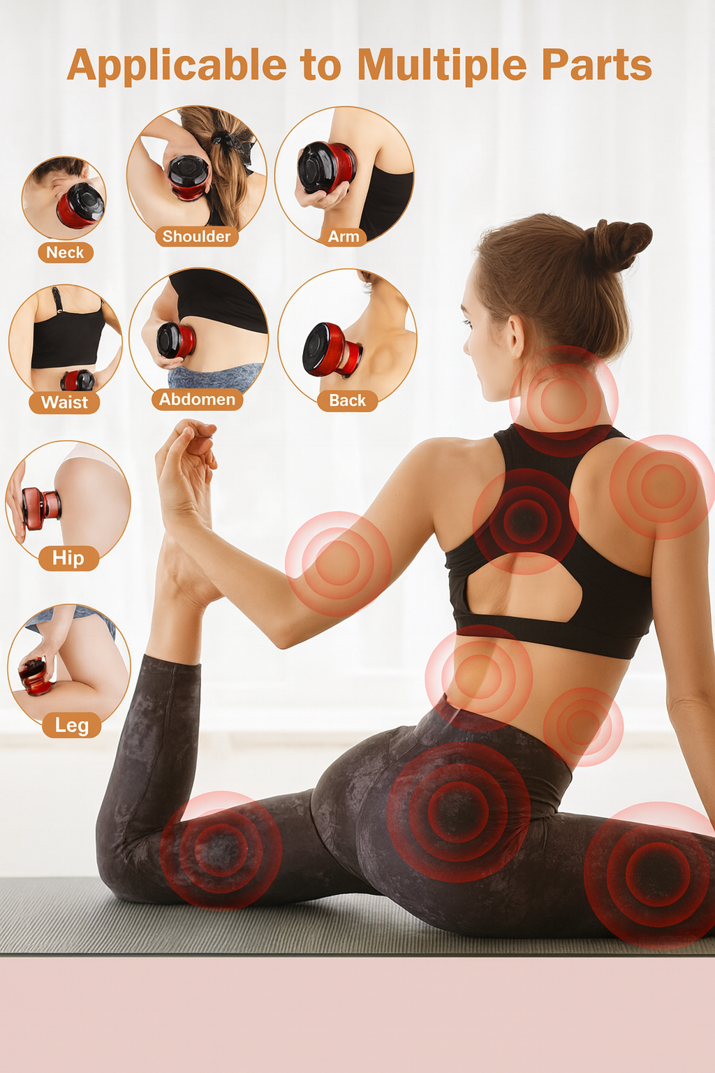 Electric Cupping Therapy Set Smart Vacuum Suction Massager for Pain Relief