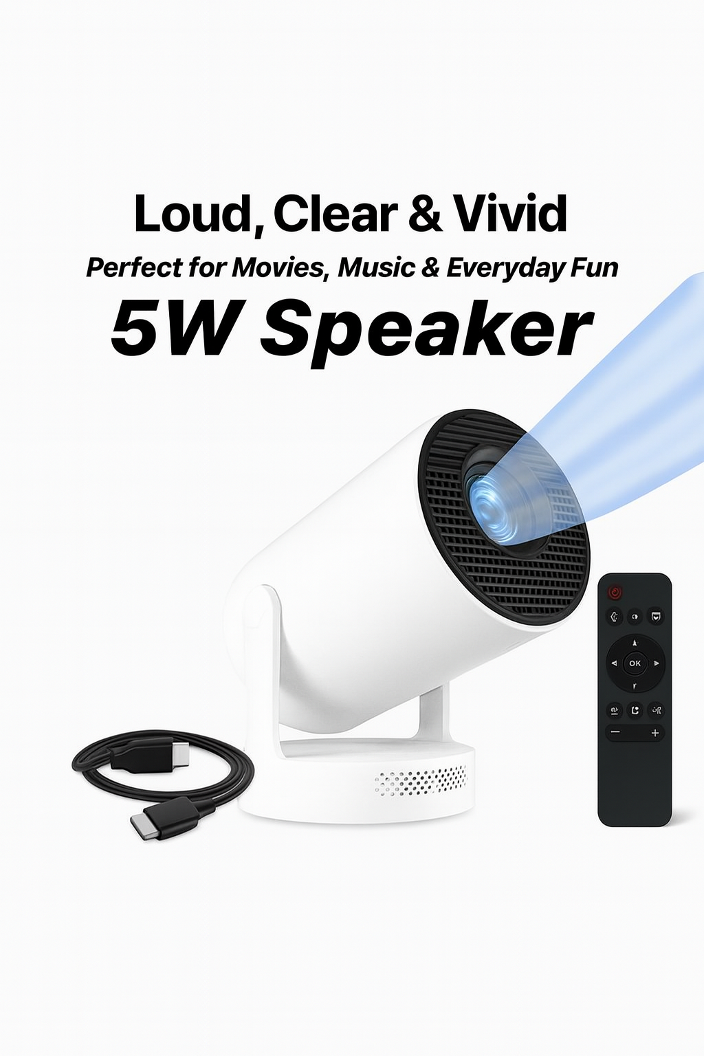 HY-300 Portable Mini Projector Full HD Home Cinema LED Video Projector