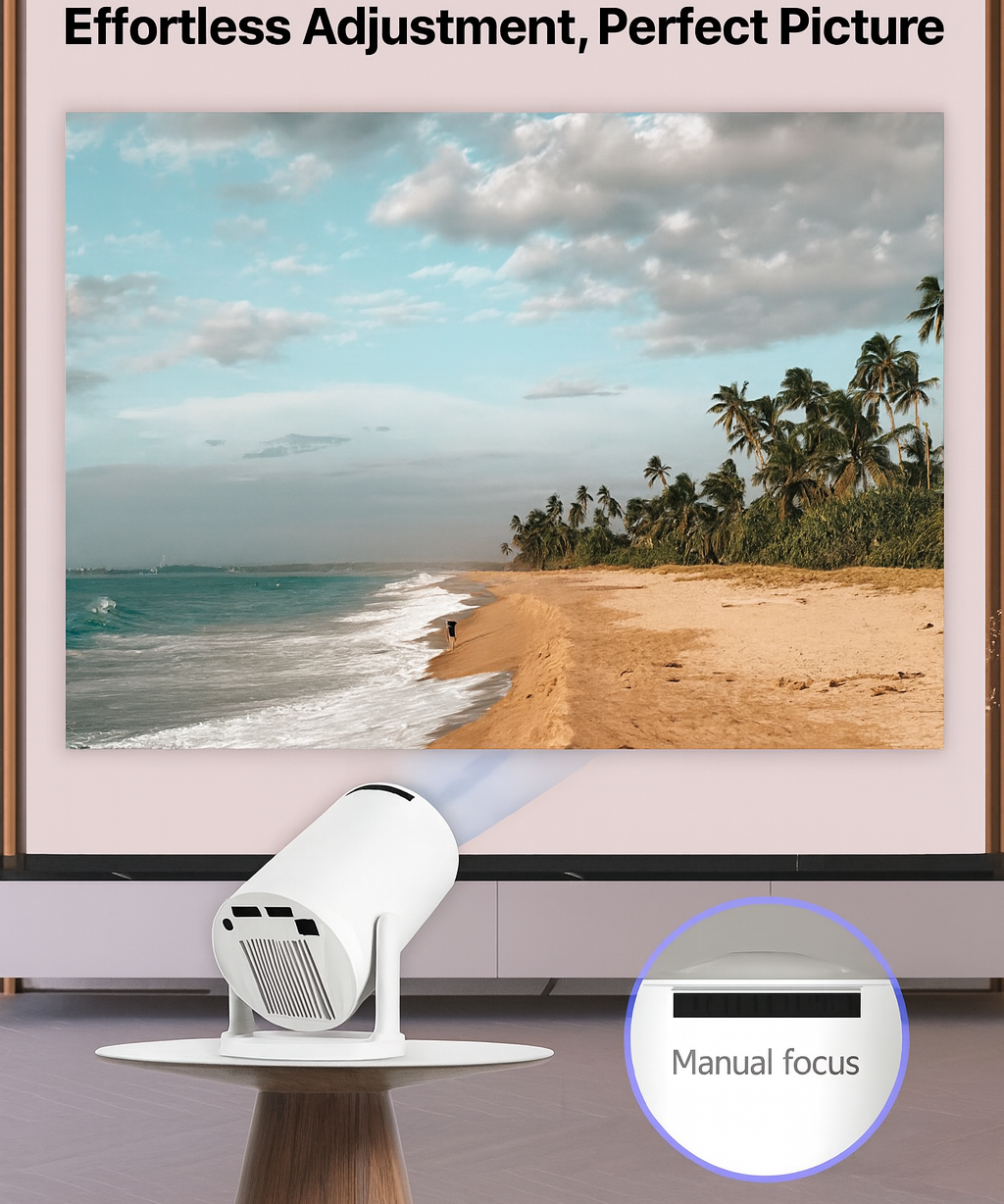HY-300 Portable Mini Projector Full HD Home Cinema LED Video Projector