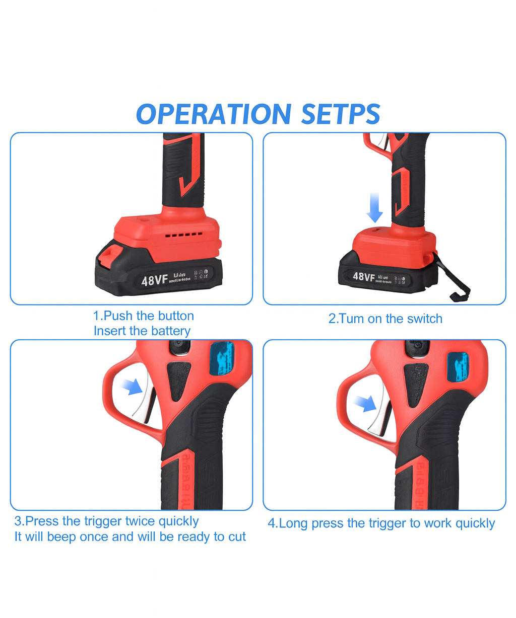 Lithium Electric Scissor Cordless Rechargeable Fabric Paper Cutting Tool