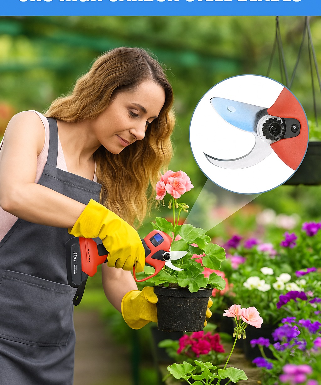 Lithium Electric Scissor Cordless Rechargeable Fabric Paper Cutting Tool