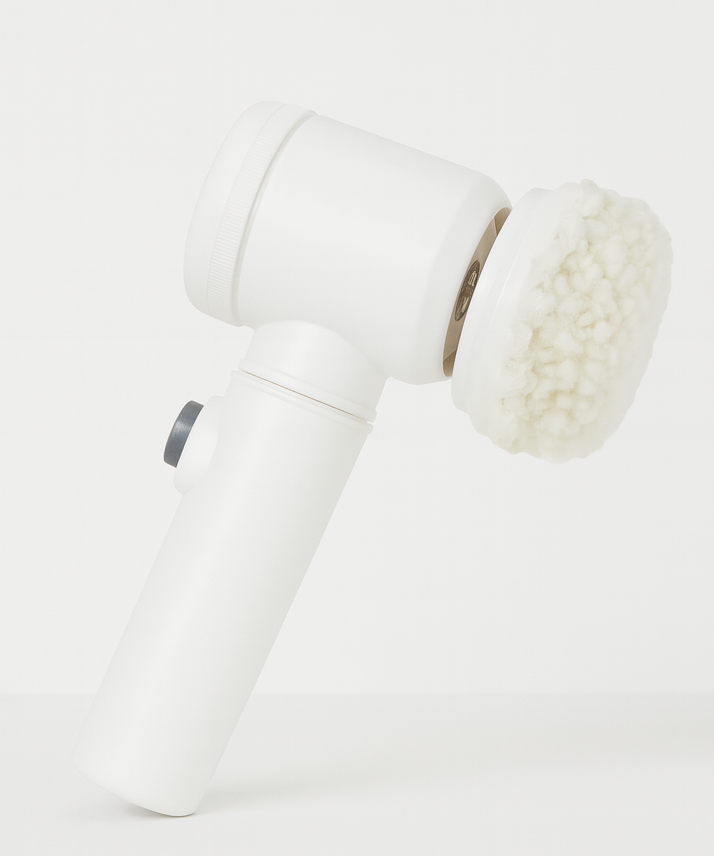 Electric Cleaning Brush 3 Head Scrubber Portable Handheld Household Tool