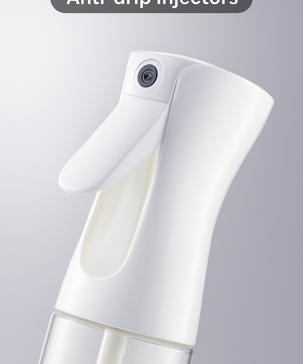 Oil Bottle Dispenser Leak Proof Glass Container with Measuring Pump