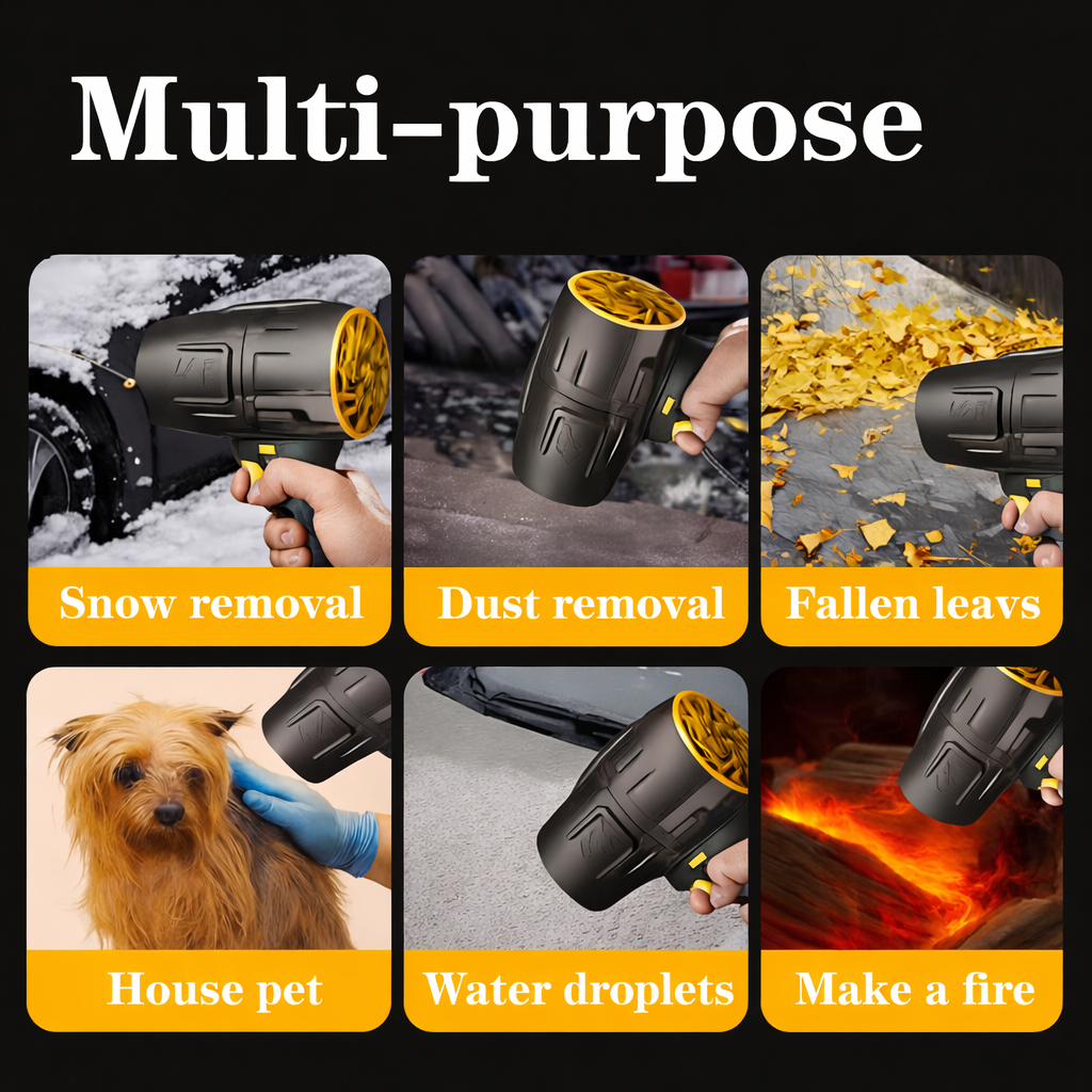 Cordless High Speed Electric Blower with Rechargeable Battery