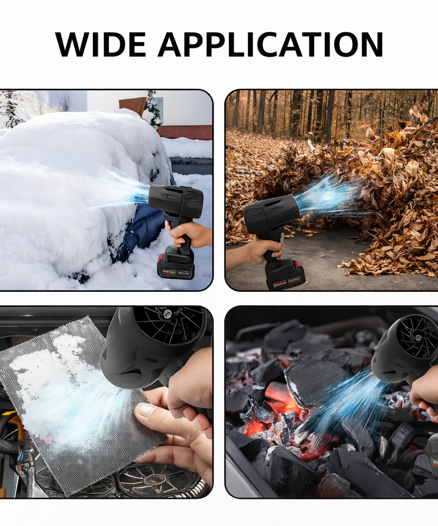 Cordless High Speed Electric Blower with Rechargeable Battery
