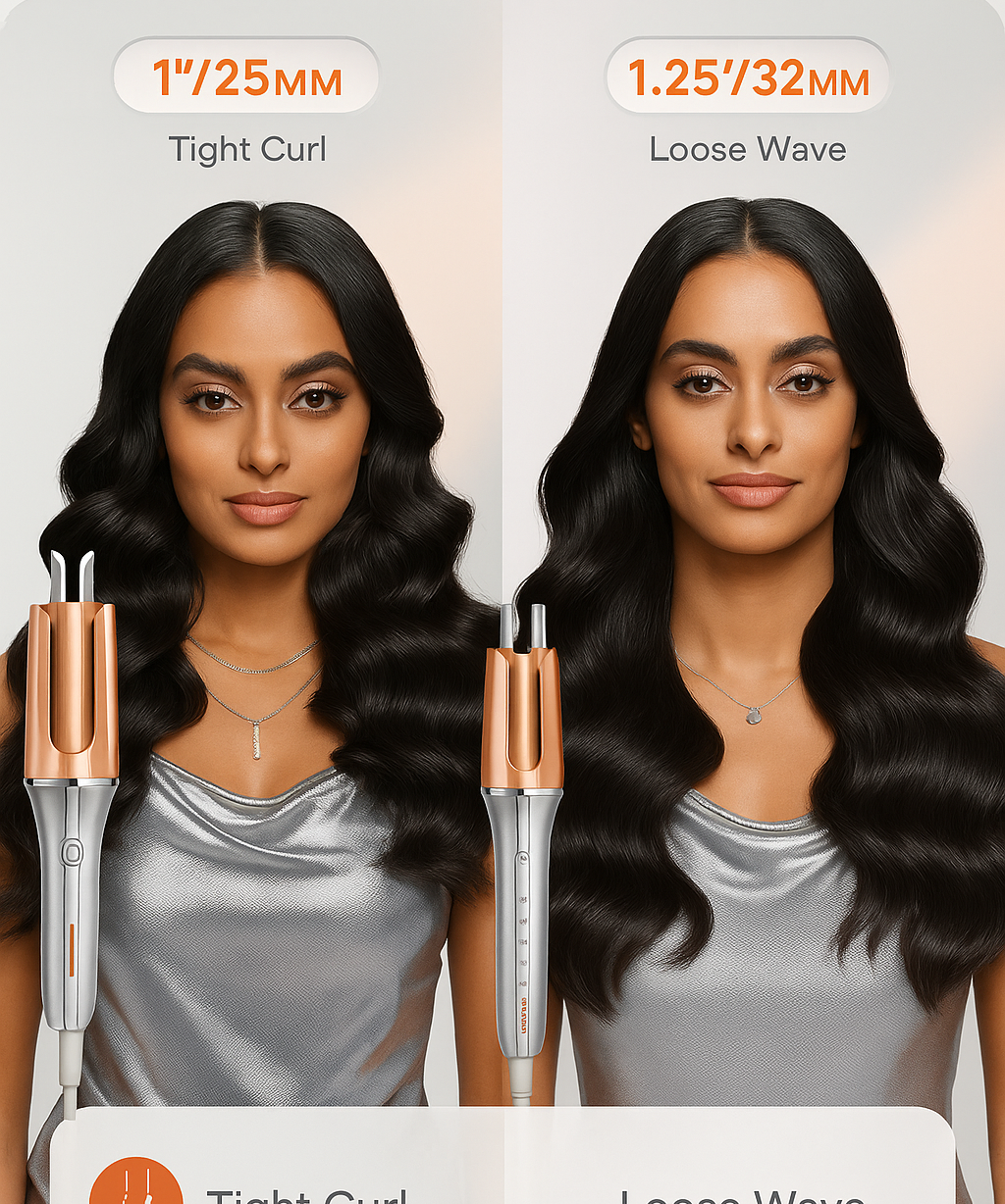 Sheglam Hair Curling Iron Professional Ceramic Curler Wand Styling Tool