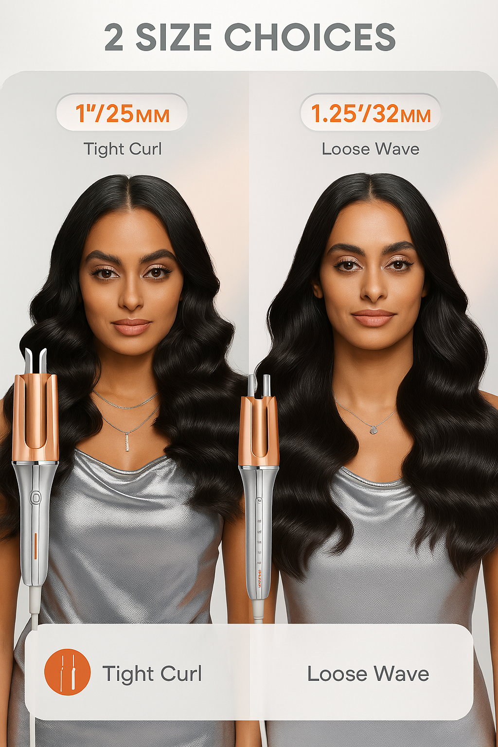 Sheglam Hair Curling Iron Professional Ceramic Curler Wand Styling Tool