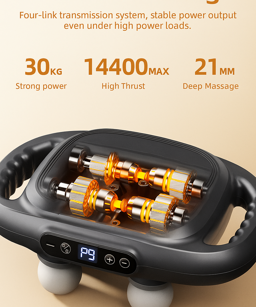 Six Head Electric Massager Full Body Vibration Therapy Muscle Relax Device