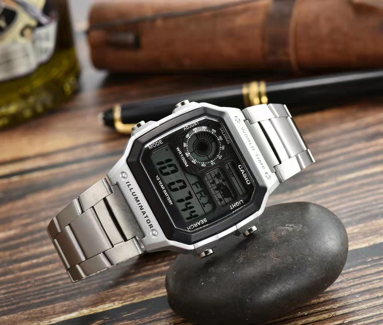 Casio Men’s metal  Digital Watch – AE-1200WHD