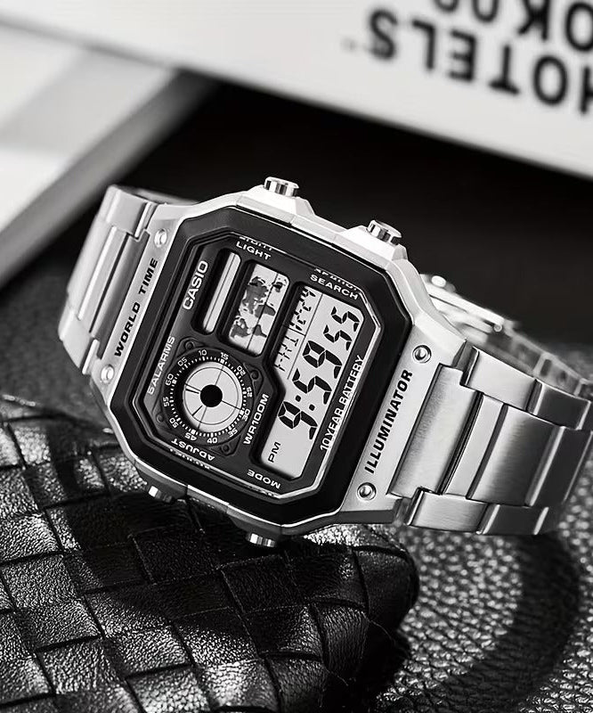 Casio Men’s metal  Digital Watch – AE-1200WHD