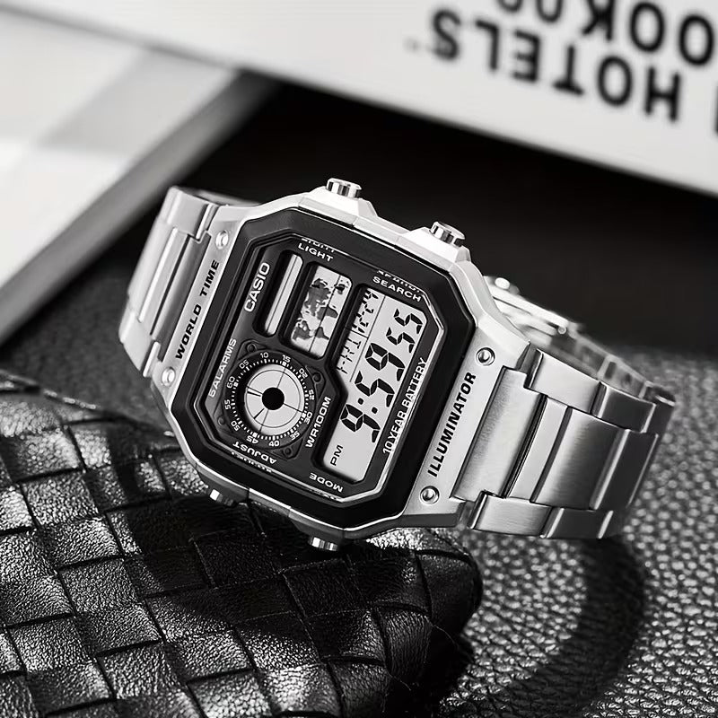 Casio Men’s metal  Digital Watch – AE-1200WHD