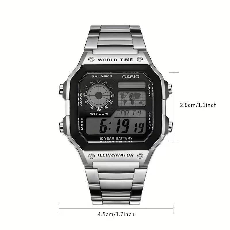 Casio Men’s metal  Digital Watch – AE-1200WHD