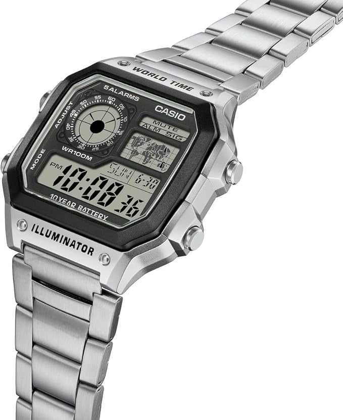 Casio Men’s metal  Digital Watch – AE-1200WHD