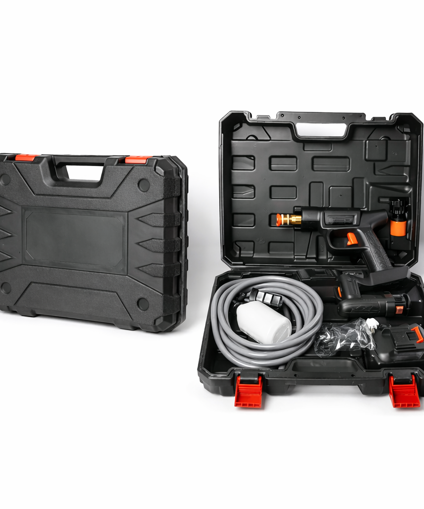 Car Washer Cleaning Gun with Double Lithium Battery 68Vh Portable Pressure Washer